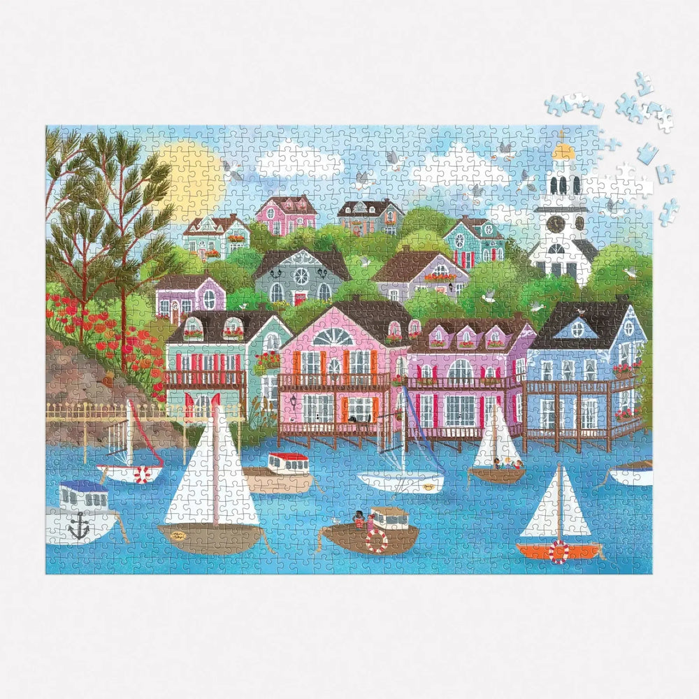 Harbor by the Sea 1000 Piece Jigsaw Puzzle Galison (ONLINE ORDER ONLY)