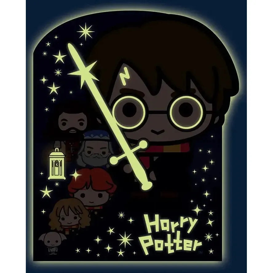 Harry Potter Chibi Glow 28 Piece Mini Shaped Jigsaw Puzzle Paper House (ONLINE ORDER ONLY)