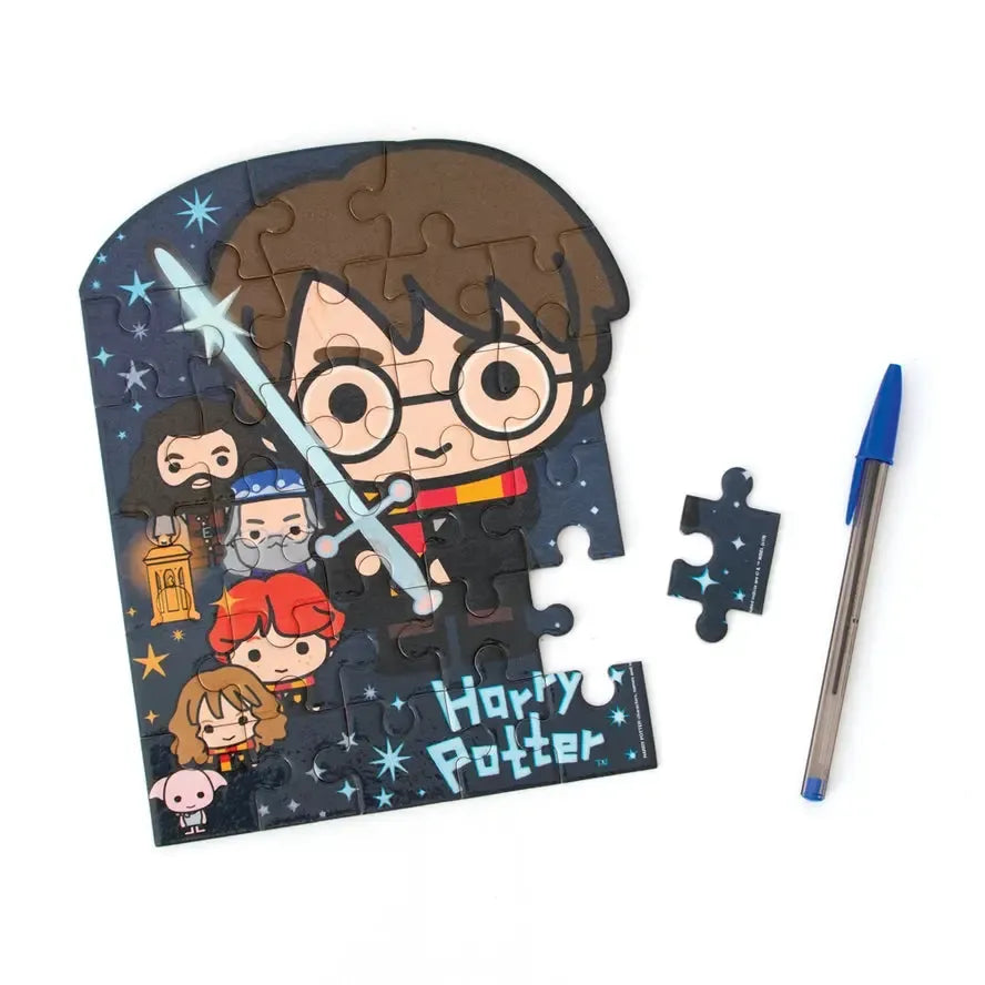 Harry Potter Chibi Glow 28 Piece Mini Shaped Jigsaw Puzzle Paper House (ONLINE ORDER ONLY)