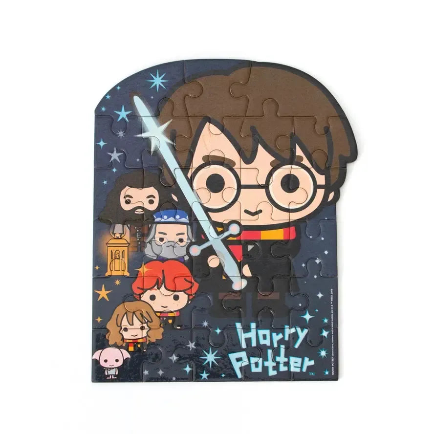 Harry Potter Chibi Glow 28 Piece Mini Shaped Jigsaw Puzzle Paper House (ONLINE ORDER ONLY)