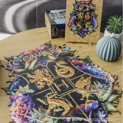 Harry Potter Hogwarts Crest Wooden Jigsaw Puzzle Woods Story (ONLINE ORDER ONLY)