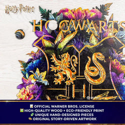 Harry Potter Hogwarts Crest Wooden Jigsaw Puzzle Woods Story (ONLINE ORDER ONLY)