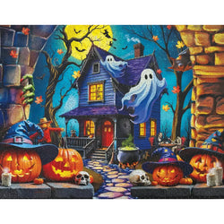 Haunted Halloween Party 1000 Piece Jigsaw Puzzle Springbok (ONLINE ORDER ONLY)