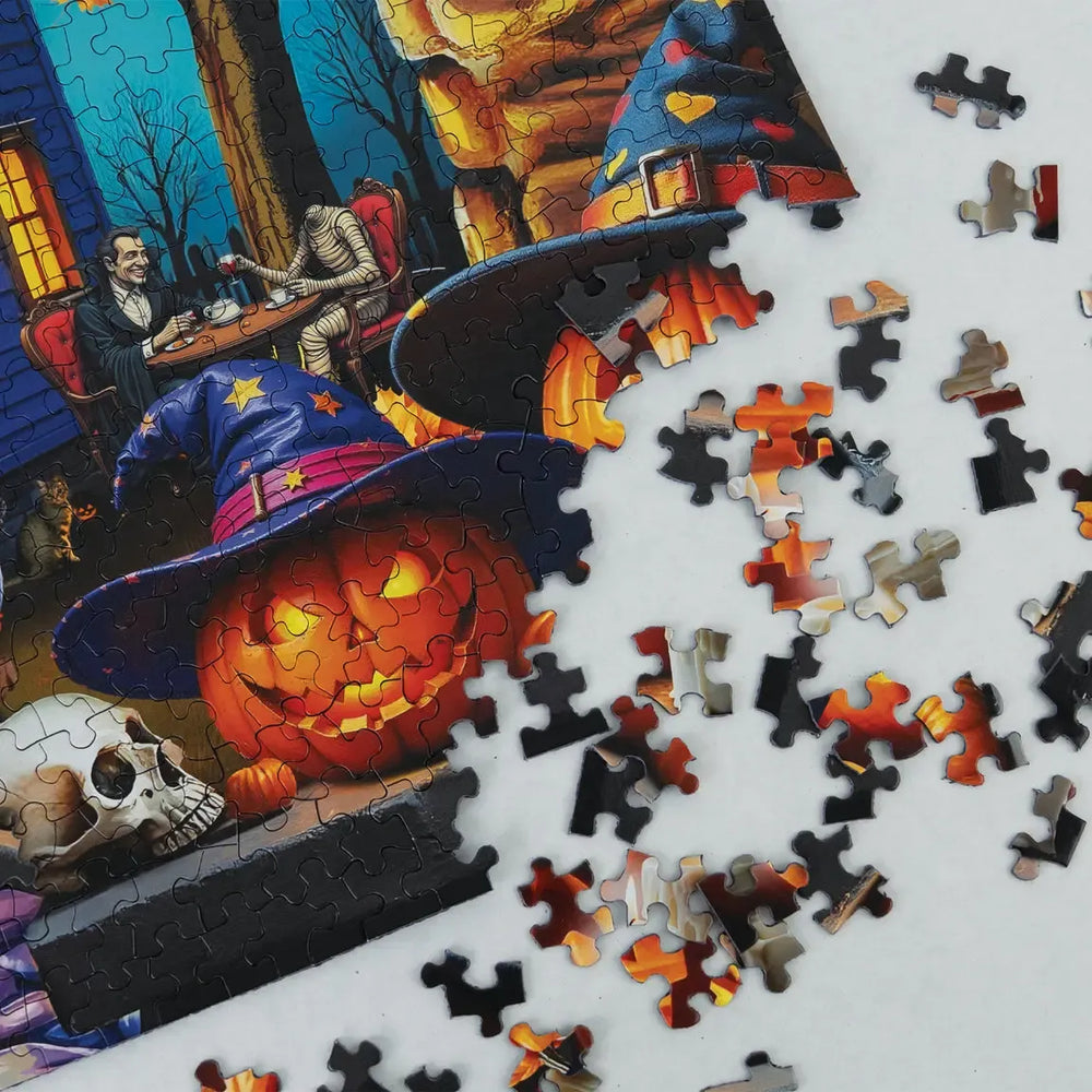 Haunted Halloween Party 1000 Piece Jigsaw Puzzle Springbok (ONLINE ORDER ONLY)