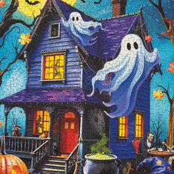 Haunted Halloween Party 1000 Piece Jigsaw Puzzle Springbok (ONLINE ORDER ONLY)