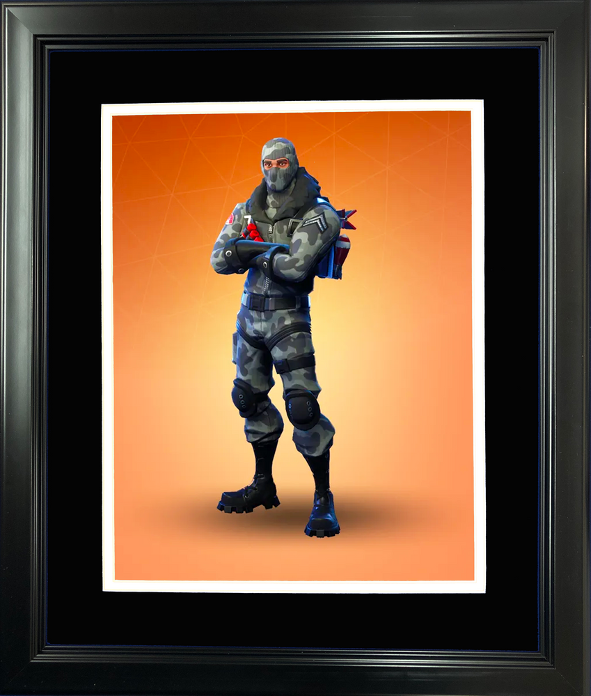 Framed Havoc Legendary Fortnite Skin 11"x14" Video Game Photo (ONLINE ORDER ONLY)