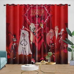 Hazbin Hotel Curtains Blackout Window Drapes (Online Order Only)