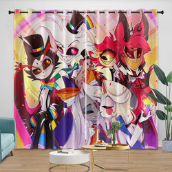 Hazbin Hotel Curtains Blackout Window Drapes (Online Order Only)
