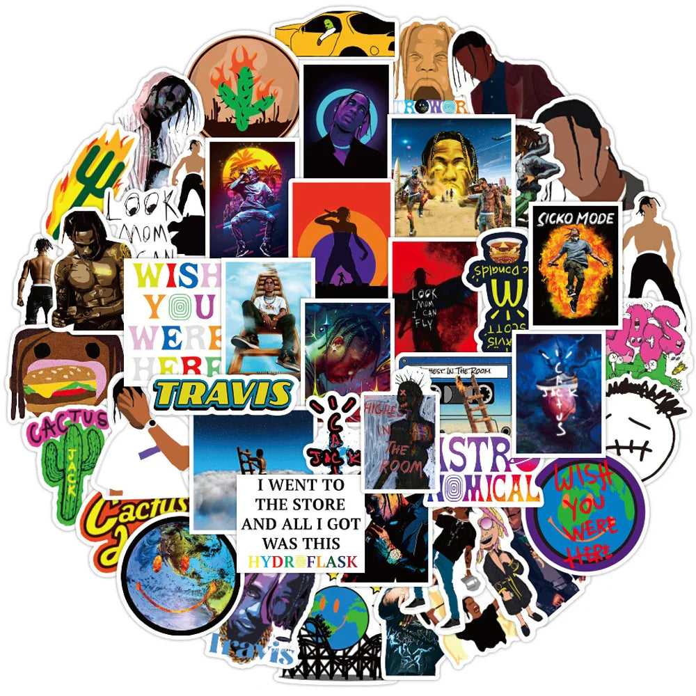 Rapper Travis Sticker Packs (ONLINE ORDER ONLY)