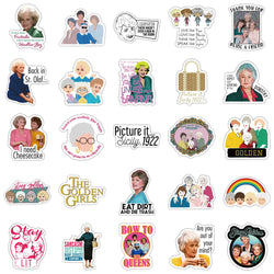 10/30/50PCS The Golden Girls TV Show Sticker Packs (ONLINE ORDER ONLY)