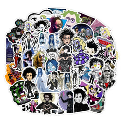 Edward Scissorhands Stickers 10/30/50pcs Waterproof for Luggage, Skateboard, Laptop, DIY Toy (Online Order Only)