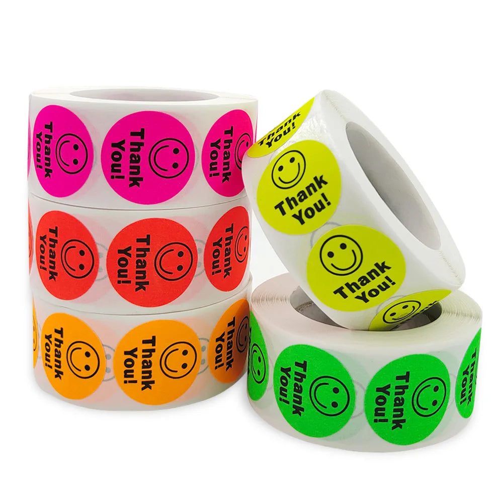 Sticker Kids Reward Sticker Yellow Red Labels Happy Smile Face Sticker Kids Toys School Teacher Student Stationery (ONLINE ORDER ONLY)