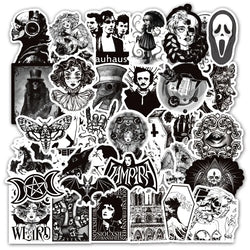 50 Gothic Horror Stickers Waterproof Skateboard Motorcycle Guitar (Online Order Only)