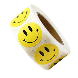 Stickers 500 Pcs/roll  Face Encouragement Reward Sticker Children Toy Decoration Sticker Label (Online Order Only)