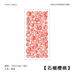 Bubble Soda Series Series Stickers Scrapbooking Decorative Sticker Korean DIY Diary Album Stick Label Kawaii Stationery (ONLINE ORDER ONLY)