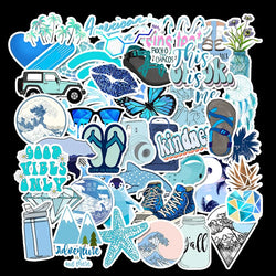 35/50/75PCS Cartoon Simple VSCO Girls Kawaii Stickers For Chidren Toy Waterproof Sticker to DIY Laptop Bicycle Helmet Car Decals (Online Order Only)