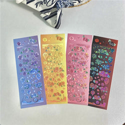 Ins Melting Rose Sticker Hand Account Scrapbooking Decorative Sticker DIY Diary Album Stick Label Korean Stationery (ONLINE ORDER ONLY)