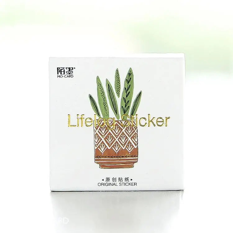 45 Pcs Cute Cactus Succulent Plants Stickers For Diy Scrapbooking Journaling Planners Craft Laptops Water Bottle Phone Cases (ONLINE ORDER ONLY)