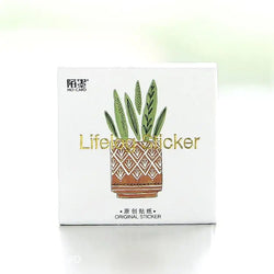 45 Pcs Cute Cactus Succulent Plants Stickers For Diy Scrapbooking Journaling Planners Craft Laptops Water Bottle Phone Cases (ONLINE ORDER ONLY)