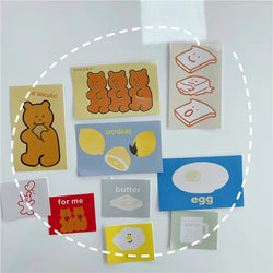 27Pcs/lot Korean ins Cute Biscuit Bear Decorative Sticker Kawaii Stationery Sticker Scrapbooking DIY Diary Album Stick Label (ONLINE ORDER ONLY)