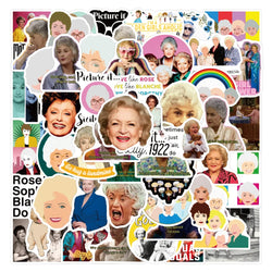 Golden Girls Stickers Pack: Classic Comedy TV Series for Laptop, Phone, Notebook (Online Order Only)