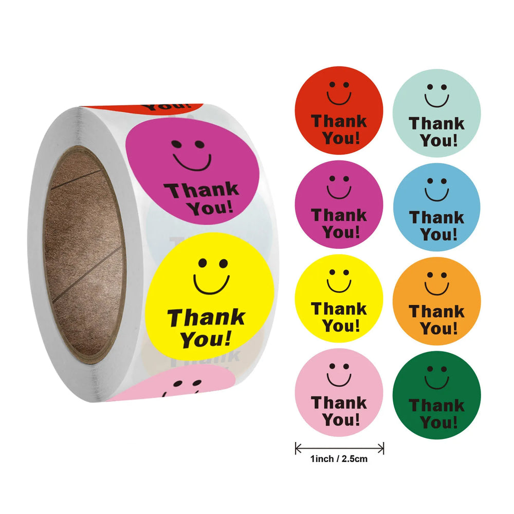 Stickers 500 Pcs/roll  Face Encouragement Reward Sticker Children Toy Decoration Sticker Label (Online Order Only)