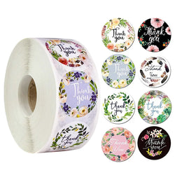 500 Labels Per Roll Thank You Sticker For Seal Label Scrapbooking Christmas Sticke Decoration Sticker Stationery Sticker (ONLINE ORDER ONLY)