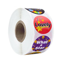 100-500pcs Reward Motivational Stickers Cartoon Animal Kids Toy Circus Elephant Lion Monkey Dolphin Stickers For Children Gifts (Online Order Only)