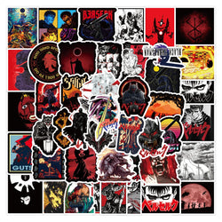 Berserk Warrior Anime Graffiti Stickers Fantasy Manga Laptop Decals (Online Order Only)