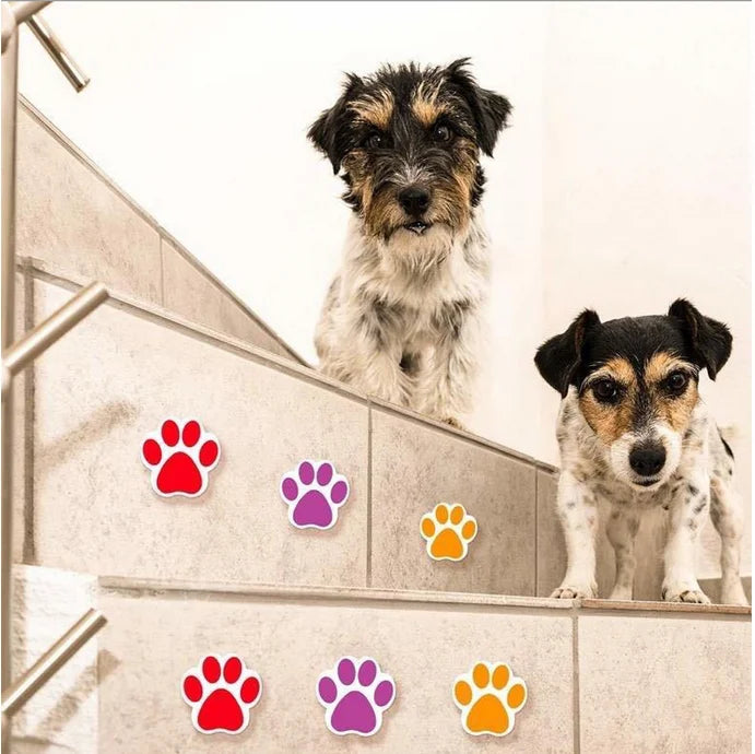 Dog Paw Print Natural Kraft Paper Thank You Stickers Seal Labes 1Inch Gift Packaging Stationery Sticker 500 Labels Per Roll (Online Order Only)
