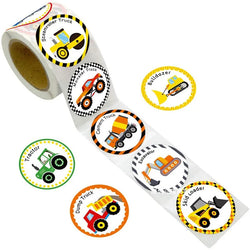 100-500pcs 8 Styles Round Cartoon Sun Smile Kids Reward Stickers Party Handmade Scrapbooking Gift Packaging Seal Label (ONLINE ORDER ONLY)