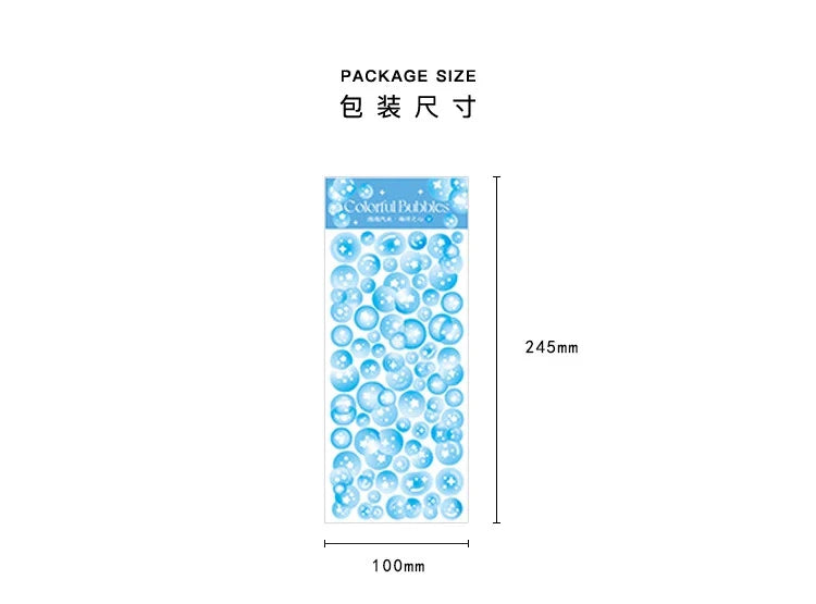Bubble Soda Series Series Stickers Scrapbooking Decorative Sticker Korean DIY Diary Album Stick Label Kawaii Stationery (ONLINE ORDER ONLY)
