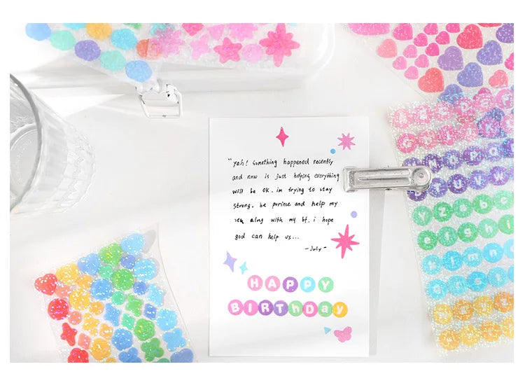 Colorful Fantasy Series Sticker Scrapbooking Decorative Sticker DIY Diary Album Stick Label INS Kawaii Stationery (ONLINE ORDER ONLY)