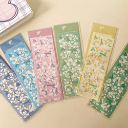 Beautiful Lily Flower Sticker Idol Card DIY Scrapbooking Decorative Sticker DIY Diary Album Stick Label Korean Kawaii Stationery (Online Order Only)