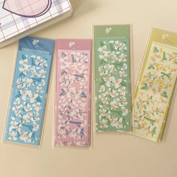 Beautiful Lily Flower Sticker Idol Card DIY Scrapbooking Decorative Sticker DIY Diary Album Stick Label Korean Kawaii Stationery (Online Order Only)