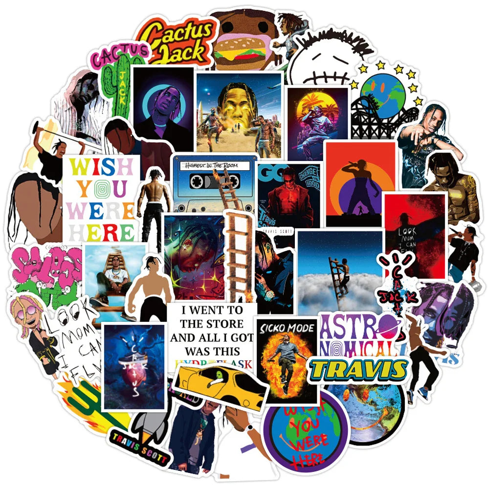 Rapper Travis Sticker Packs (ONLINE ORDER ONLY)