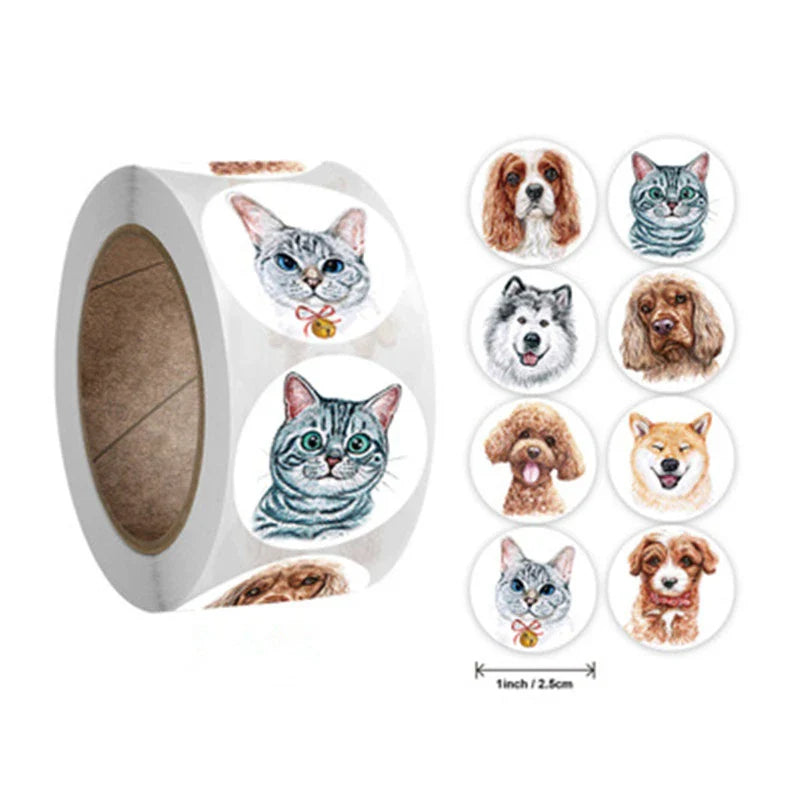 2024New Animals Cartoon Stickers for Kids Classic Toys Sticker School Teacher Reward Sticker Various Styles Designs Pattern (ONLINE ORDER ONLY)