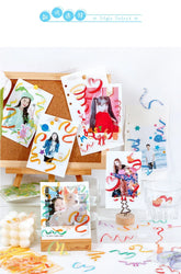 40Pcs/pack Heart Ribbon Series Stickers Hand Account Scrapbooking Decorative Sticker Korean DIY Material Stickers Stationery (ONLINE ORDER ONLY)