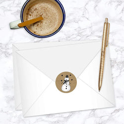 100-500Pcs Merry Christmas Sticker Christmas Party Holiday Decoration Gift Sealing Glue Baking Packaging Sticker Label 1inch (ONLINE ORDER ONLY)