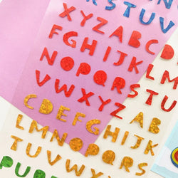 Ins Cute Cake Letter Bear Ribbon Laser Stickers Scrapbooking Decorative Sticker Korean DIY Diary Album Stick Label (Online Order Only)
