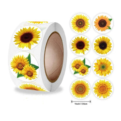Yellow Lemon Thank You Sticker 2.5 Cm 500pcs Seal Label Per Roll For Ordering Business Handmade Baking Party Supplies (Online Order Only)