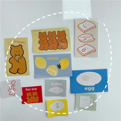 27Pcs/lot Korean ins Cute Biscuit Bear Decorative Sticker Kawaii Stationery Sticker Scrapbooking DIY Diary Album Stick Label (ONLINE ORDER ONLY)