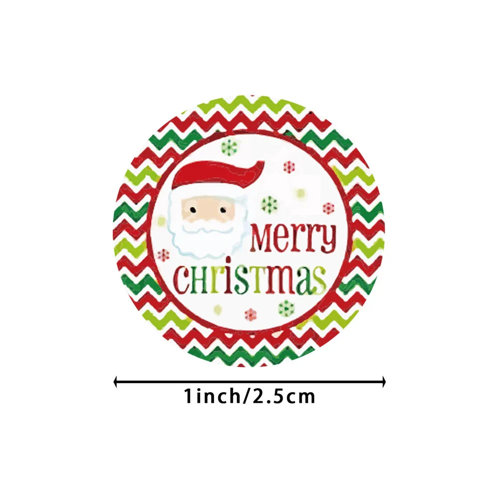 100-500pcs Thank You Sticker Design Diary Christmas Sticker Gift Sealing Sticker Holiday Birthday Party Gift Decoration Label (Online Order Only)