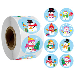 100-500pcs Thank You Sticker Design Diary Christmas Sticker Gift Sealing Sticker Holiday Birthday Party Gift Decoration Label (Online Order Only)
