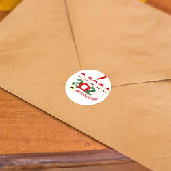 100-500Pcs Merry Christmas Santa Claus Sticker 1inch Decor DIY Wrapping Gift Decoration Xmas Kids Thank You Seal Label (ONLINE ORDER ONLY)