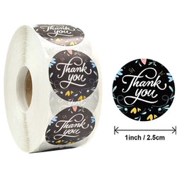 500 Labels Per Roll Thank You Sticker For Seal Label Scrapbooking Christmas Sticke Decoration Sticker Stationery Sticker (ONLINE ORDER ONLY)
