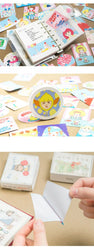 60Pcs/lot Retro Sweet Girl Stickers Scrapbooking Decorative Sticker DIY Diary Album Stick Label Kawaii Stationery (ONLINE ORDER ONLY)