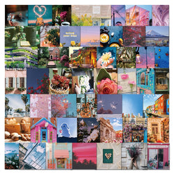 Aesthetic Waterproof Landscape Flower Stickers for Laptop, Phone, Guitar, Wall, Fridge - 10/30/50pcs (Online Order Only)