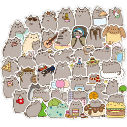 Kawaii Cat Stickers 10/30/50/100PCS Waterproof Decals for Guitar, Skateboard, Laptop, Phone (Online Order Only)