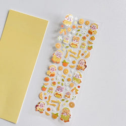 Kawaii Sakura Cat Series Stickers Scrapbooking Decorative Sticker Korean DIY Diary Album Stick Label School Stationery (ONLINE ORDER ONLY)